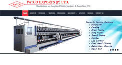 Desktop Screenshot of patcoexports.net