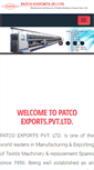 Mobile Screenshot of patcoexports.net